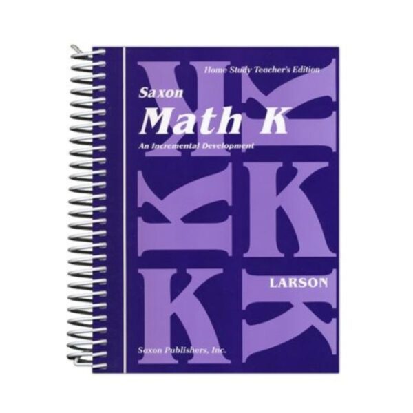 Saxon Math K Teacher's Edition from Elk Mountain Learning Billings MT