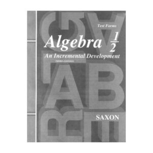 Algebra 2 Test Forms 3rd ed