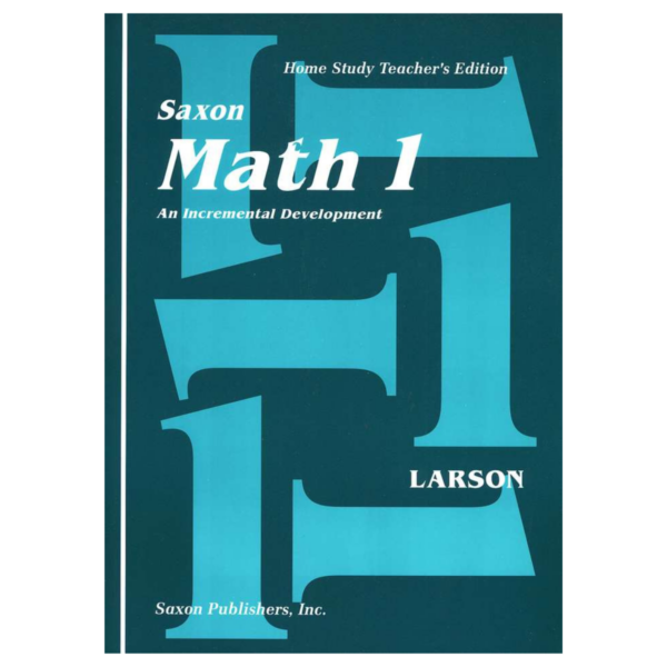 Saxon Math 1 Teacher Edition available at Elk Mountain Learning Billings MT