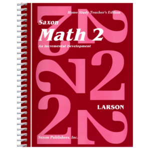 Saxon Math 2 Teacher Edition at Elk Mountain Learning