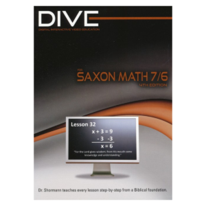 Saxon Math 7/6 Teaching Tape Full Set DVDs, 4th Edition at Elk Mountain Learning