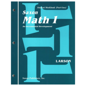 Saxon Math 1 Student Workbook Part 1 at Elk Mountain Learning