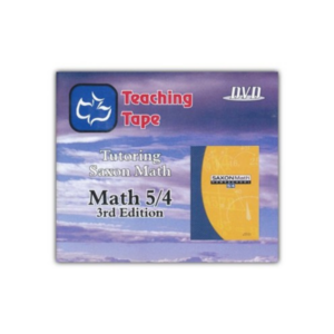 Saxon Math 5/4, Teaching Tape Full Set DVDs, 3rd Edition at Elk Mountain Learning