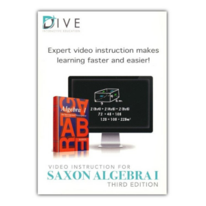Saxon Math Algebra 1 3rd Edition DIVE CD may be found at Elk Mountain Learning in Montana