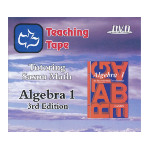 Saxon Math Algebra 1 3rd Edition Teaching Tape DVD may be found at Elk Moutain Learning in Billings Montana