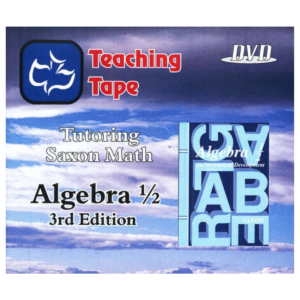 Saxon Math Algebra 1/2 Teaching Tape DVDs, 3rd Edition at Elk Mountain Learning