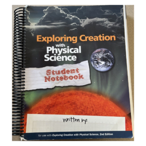 Elk Mountain Learning center is your home for new and used Apologia. Apologia Exploring Creation with Physical Science Student Notebook is available in softcover format. 