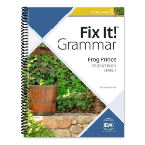 Elk Mountain Learning is your home for new and used IEW curriculum. The Fix It! Grammar: Frog Prince, Student Book Level 5 is available in paperback. 