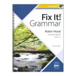 Elk Mountain Learning is your home for new and used IEW curriculum. The Fix It! Grammar: Robin Hood, Student Book Level 3 is available in paperback. 