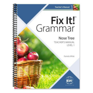 Elk Mountain Learning is your home for new and used IEW curriculum. The Fix It! Grammar: The Nose Tree, Teacher's Manual Book Level 1 is available in paperback. 